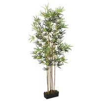 Tekokasvi bambupuu 120cm, 552 lehteä, vihreä