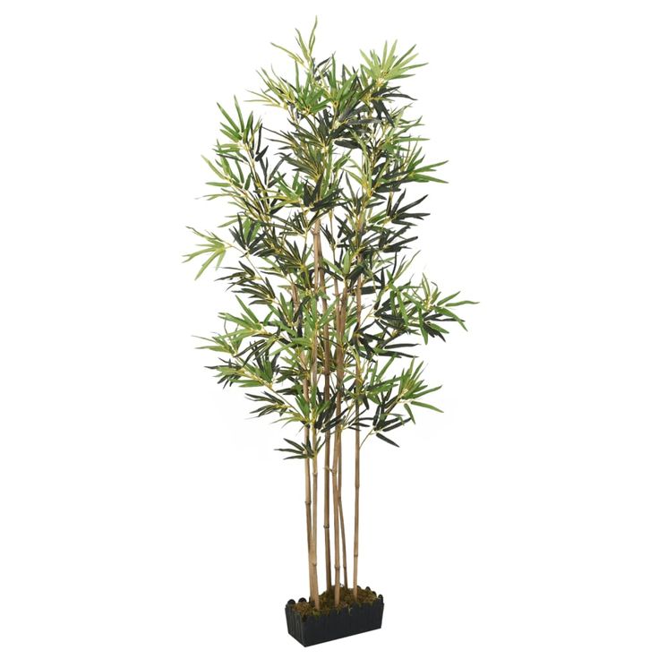 Tekokasvi bambupuu 120cm, 552 lehteä, vihreä