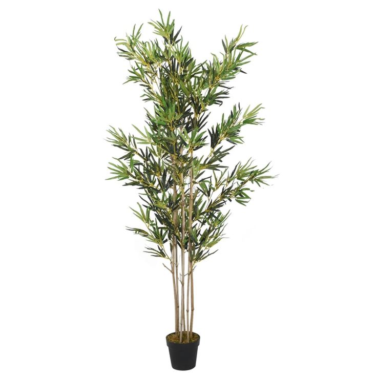 Tekokasvi bambupuu 1380 lehteä 200 cm vihreä