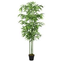 Tekokasvi bambupuu, 384 lehteä, 120 cm, vihreä