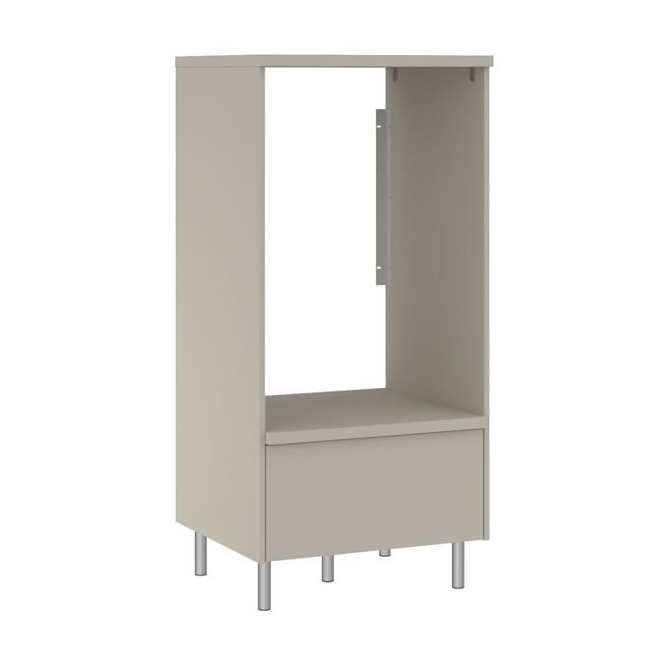 Pesukonekaappi Temal ERGO Single, 65x60x128.5cm, matta greige