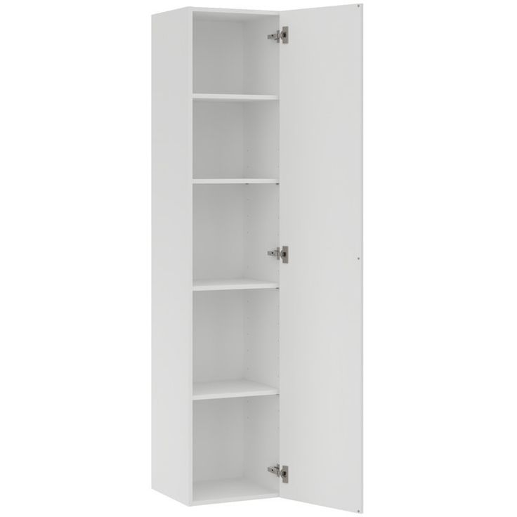 Kylpyhuoneen korkea kaappi hyllyillä Temal