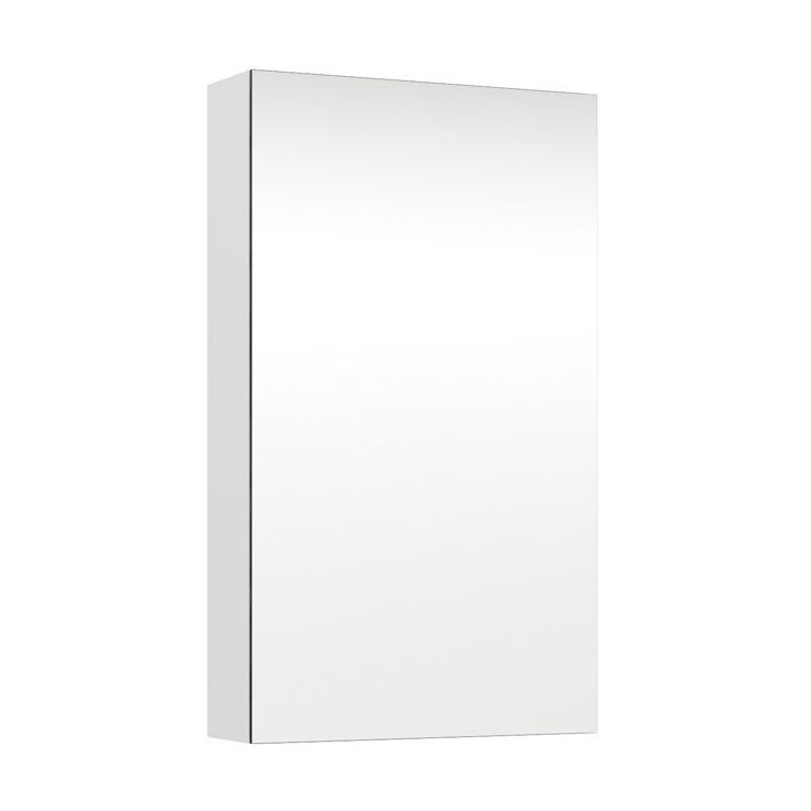 Peilikaappi LED-valolla Temal Emina, 50x15cm, yhdellä ovella, kaksiosainen pistorasia