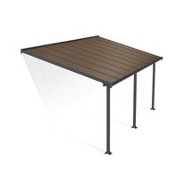 Terassikatos Palram-Canopia Olympia, 3x5,46m, harmaa/pronssi