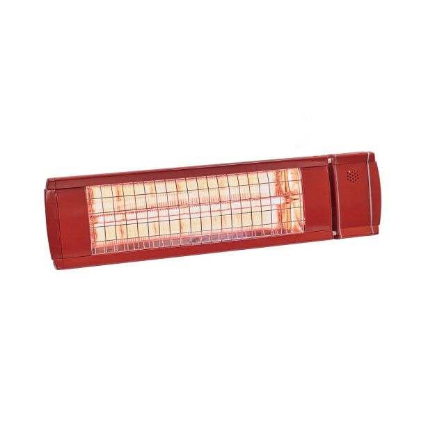 Terassilämmitin HEAT1 Eco High-line, 660-2000W, kaukosäädin, punainen