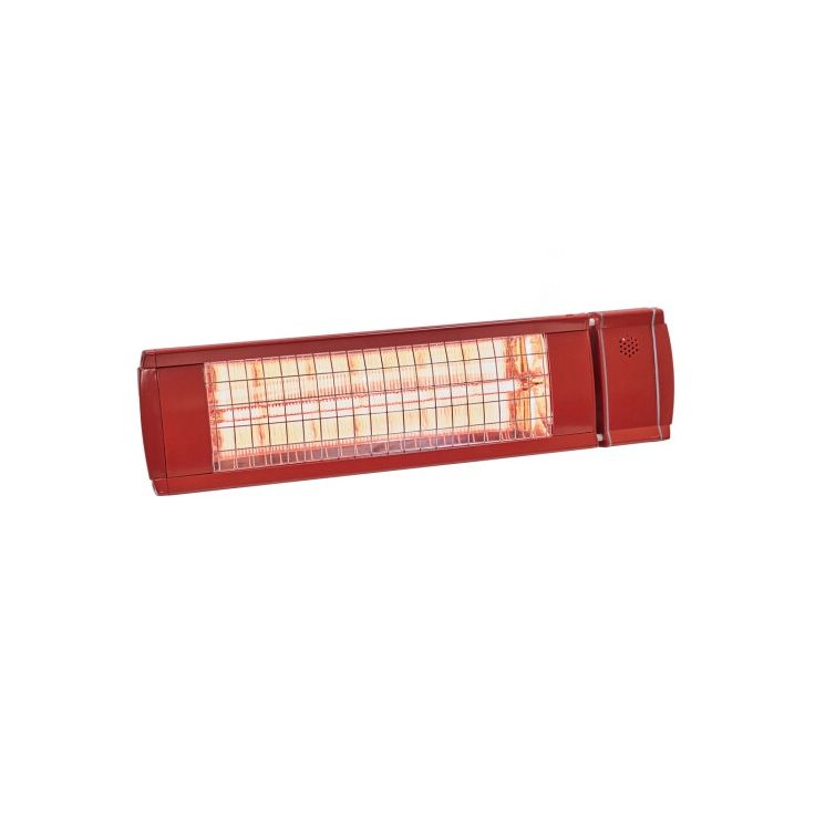Terassilämmitin HEAT1 Eco High-line, 660-2000W, kaukosäädin, punainen