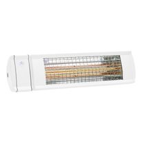 Terassilämmitin HEAT1 Eco High-line, 660-2000W, kaukosäädin, valkoinen, Verkkokaupan poistotuote