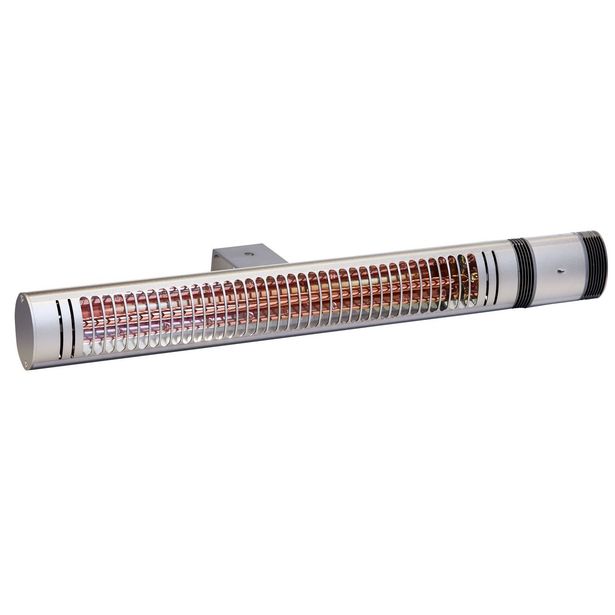 Terassilämmitin HEAT1 Eco High-line, ohut, 660-2000W, kaukosäädin, titaani