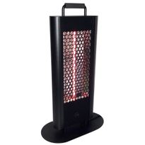 Terassilämmitin HEAT1 Eco High-line, pöydän alle, 400-1200W, kaukosäädin, musta