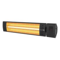 Terassilämmitin HEAT1 Eco Pro-line, 800/1250/1800/2300W, kaukosäädin, musta