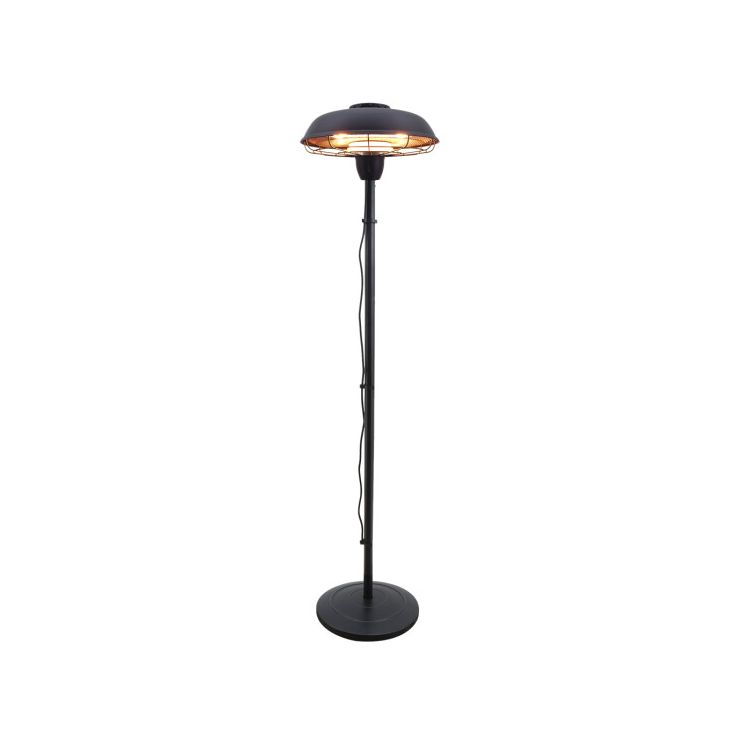 Terassilämmitin Hortus, lattiamalli, 900/1200W, HA, musta