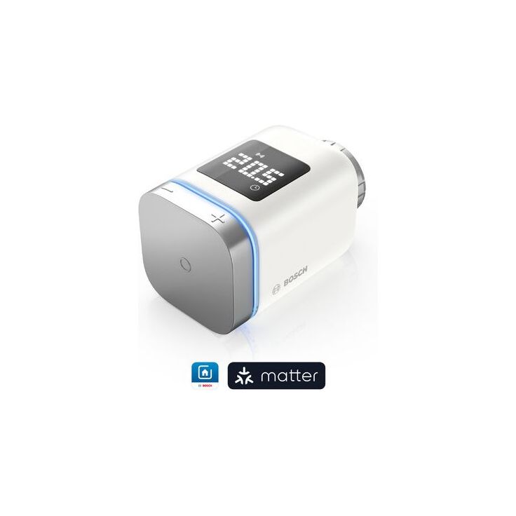 Langaton patterin älytermostaatti Bosch Smart Home -älykotijärjestelmään,