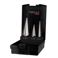 Porrasporanteräsarja Terrax Ø4-12/4-20/4-30mm, HSS