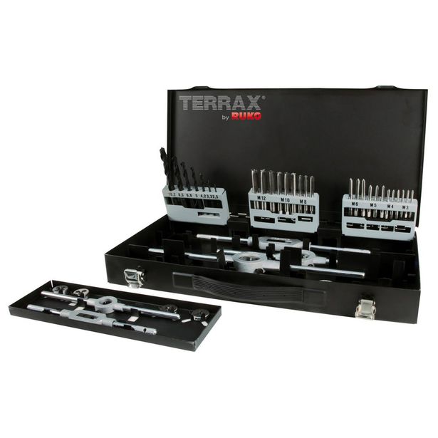 Kierretyökalusarja Terrax M3-M12, HSS, 44-os.