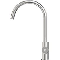 Keittiöhana INOX by Tammiholma Q1, APK-venttiili, C-juoksuputki, harjattu teräs