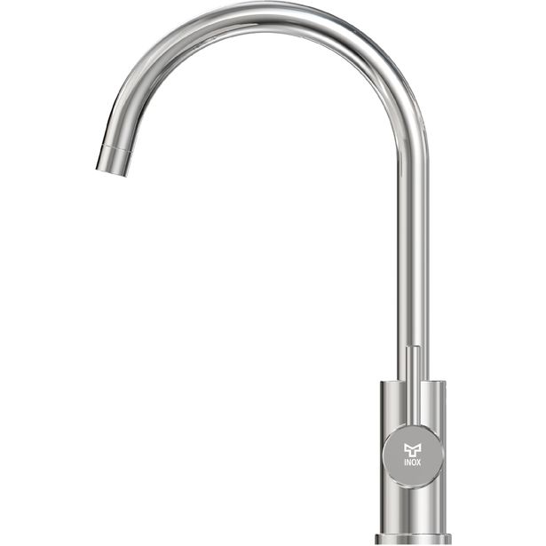 Keittiöhana INOX by Tammiholma Q1, C-putki ja APK-venttiili, kiiltävä teräs