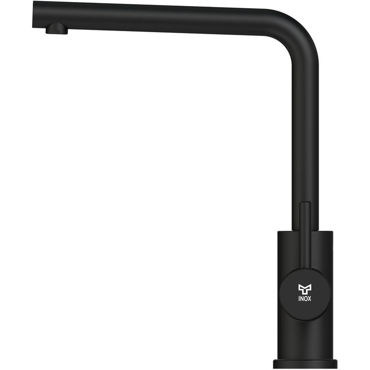 Keittiöhana INOX by Tammiholma Q1, L-putki ja APK-venttiili, mattamusta