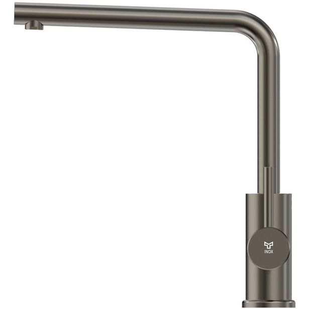 Keittiöhana INOX by Tammiholma Q1, L-putki, gun metal