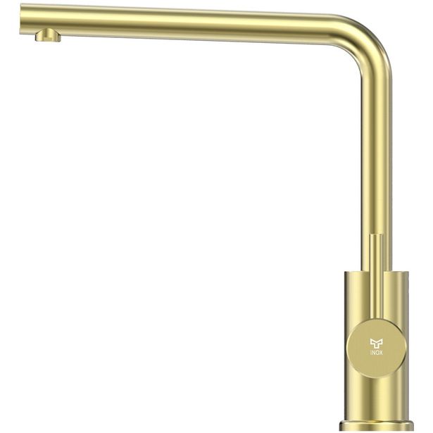 Keittiöhana INOX by Tammiholma Q1, L-putki, vaalea kulta