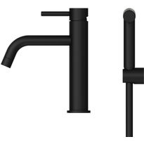 Pesuallashana INOX by Tammiholma A1, bideesuihkulla, mattamusta