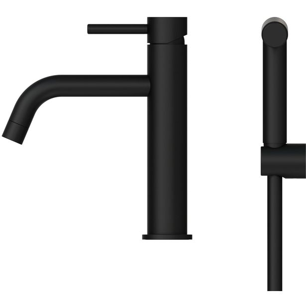 Pesuallashana INOX by Tammiholma A1, bideesuihkulla, mattamusta