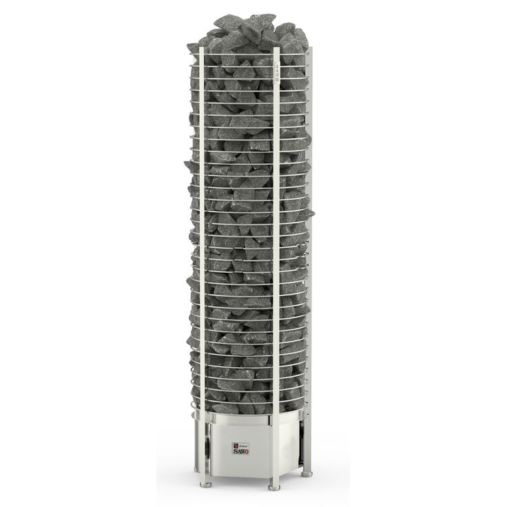 Sähkökiuas SAWO Round Tower, 10.5kW, 9-16m³, erillinen ohjauskeskus