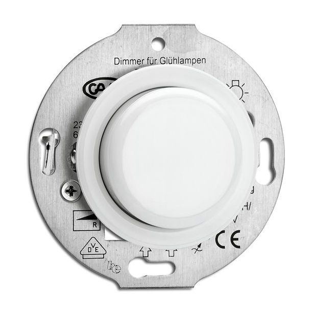 LED-valonsäädin THPG 7-110W, uppoasennettava, valkoinen, posliini