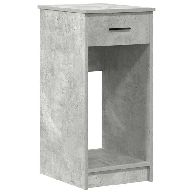 Tietokonetorniteline laatikolla Betoninharmaa 35x45x77 cm (58743)