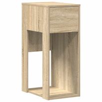 Tietokonetorniteline laatikolla Sonoma Oak 30x44x74 cm (58733)