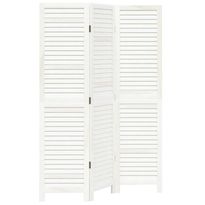 Tilanjakaja 3-paneelinen valkoinen täysi keisaripuu (58829)