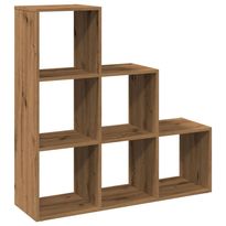 Tilanjakaja 3 tasoa artesaani tammi 99x29x99 cm tekninen puu (57966)