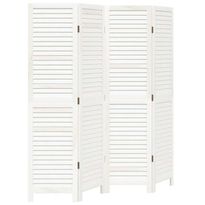 Tilanjakaja 4-paneelinen valkoinen täysi keisaripuu (58833)