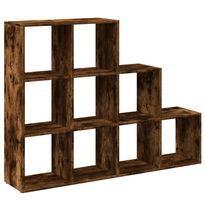 Tilanjakaja 4 tasoa savutammi 137,5x29x103,5 cm tekninen puu (57980)