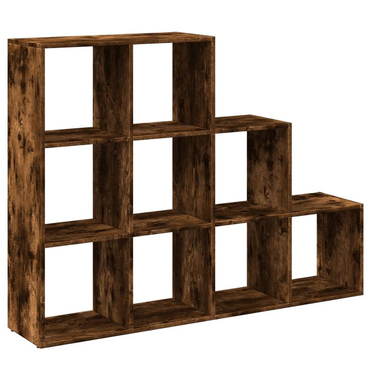 Tilanjakaja 4 tasoa savutammi 137,5x29x103,5 cm tekninen puu (57980)