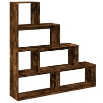 Tilanjakaja 4 tasoa savutammi 143,5x29x143,5 cm tekninen puu (57998)