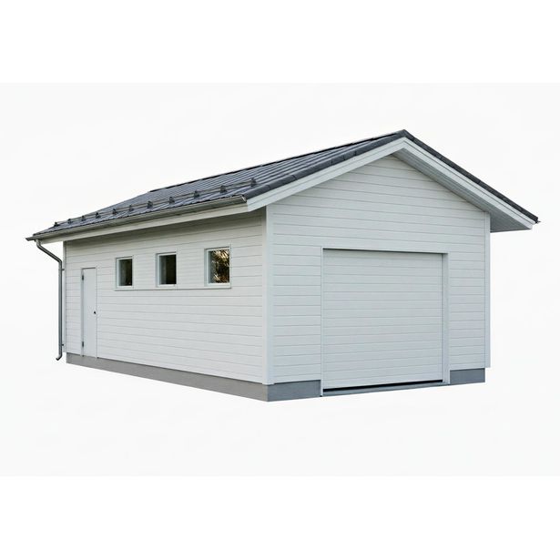 Runkopaketti yhden auton kylmälle tallille varastolla, kerrosala 37 m²