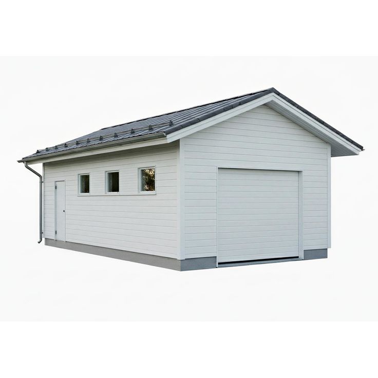 Runkopaketti yhden auton kylmälle tallille varastolla, kerrosala 37 m²