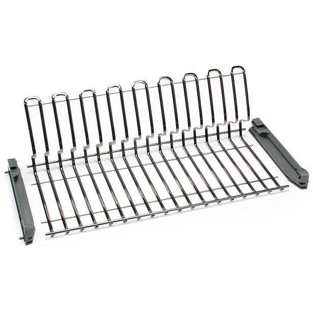 Kuivauskaapin taso- ja lautasritilä Inoxa Titanium musta kromi eri kokoja