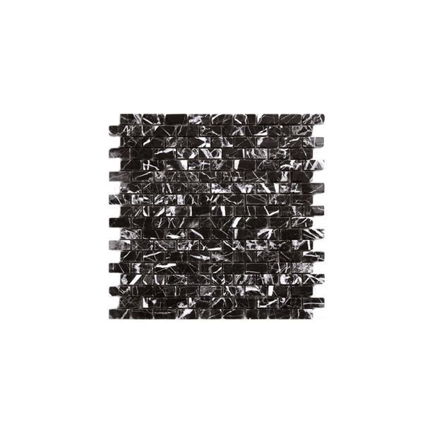 Marmorimosaiikki Nero Marquina TM, 305x305mm