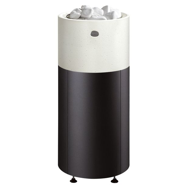 Sähkökiuas Tulikivi Kuura 1 105 integroitu, 10.5kW, 9-15m³, valukivi, erillinen ohjaus, valkoinen