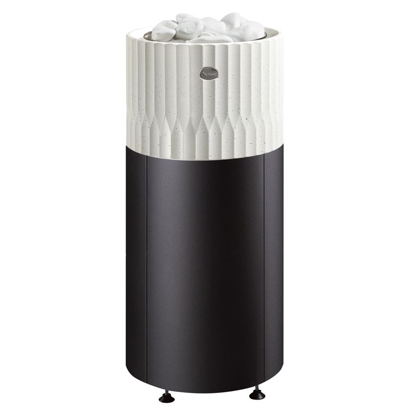 Sähkökiuas Tulikivi Riite 90 integroitu, 9kW, 8-13m³, valukivi, erillinen ohjaus, valkoinen