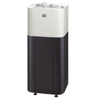 Sähkökiuas Tulikivi Kuura 2 105 integroitu, 10.5kW, 9-15m³, valukivi, integroitu, erillinen ohjaus, valkoinen