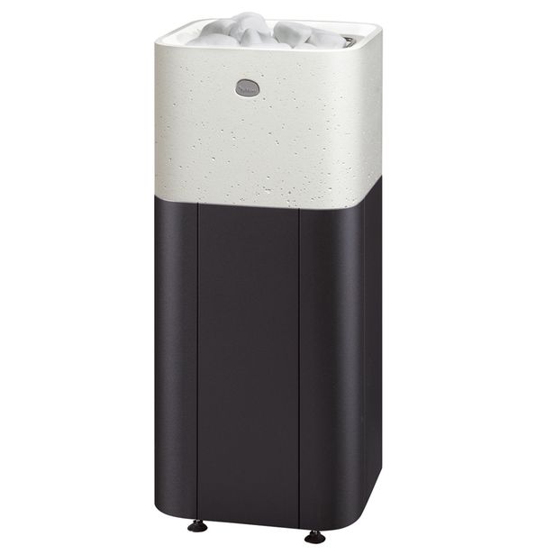 Sähkökiuas Tulikivi Kuura 2 105 integroitu, 10.5kW, 9-15m³, valukivi, integroitu, erillinen ohjaus, valkoinen