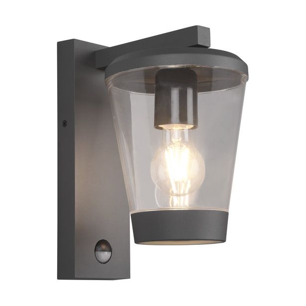 Ulkoseinävalaisin Trio Cavado E27 liiketunnistin eri värejä