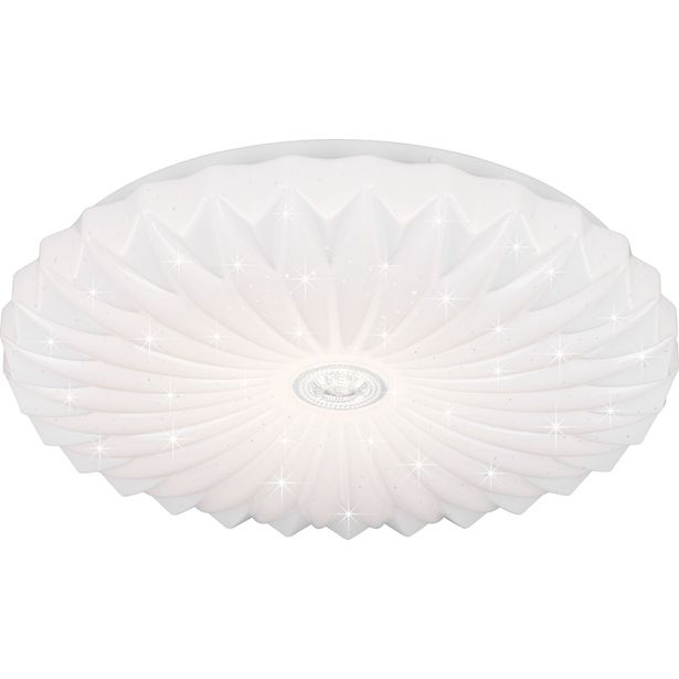 LED-kattovalaisin Trio Ataris, 38cm, valkoinen 