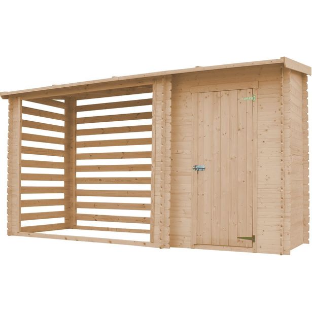 Polttopuukatos ja pihavaja Timbela M205, 3.64m2