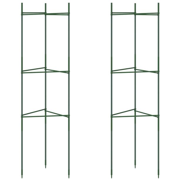 Tomaattihäkki 2 kpl 116 cm teräs ja PP (09283)