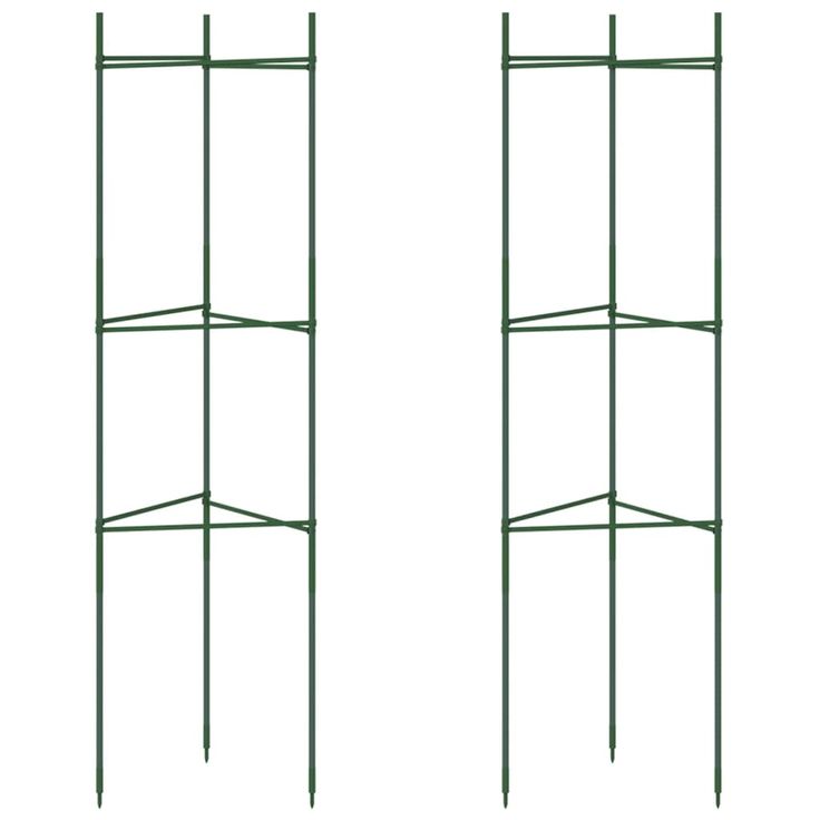 Tomaattihäkki 2 kpl 116 cm teräs ja PP (09283)