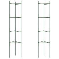 Tomaattihäkki 2 kpl 154 cm teräs ja PP (09285)