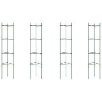 Tomaattihäkki 4 kpl 154 cm teräs ja PP (81485)